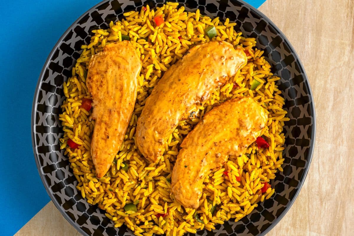 Chicken and Spiced Rice Bowl