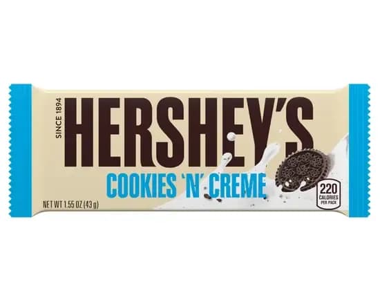 Hershey's Biscuits et Créme 43g /  Hershey's Cookies' n ' Creme 43g