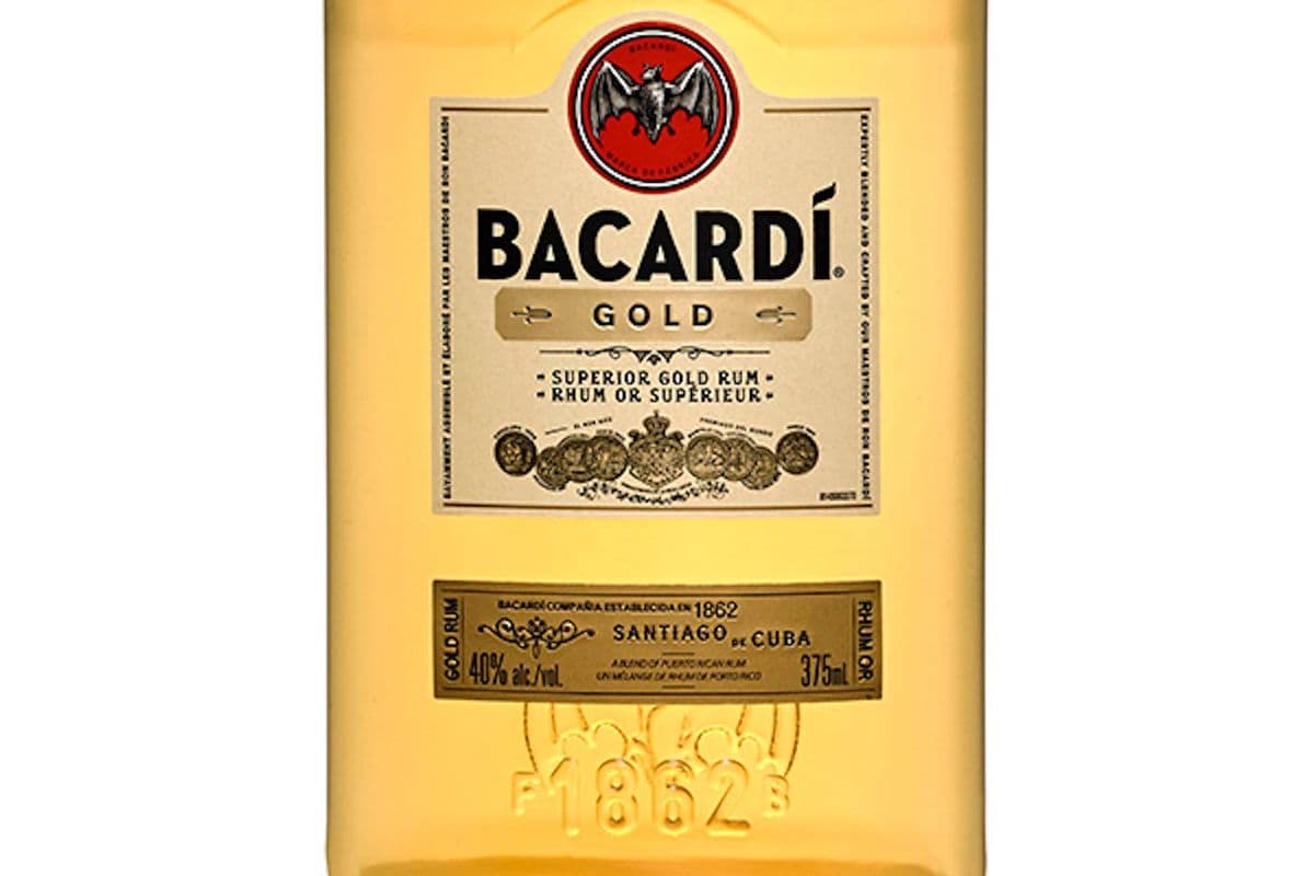 BACARDI GOLD RUM 375ML (1 x 375ML)