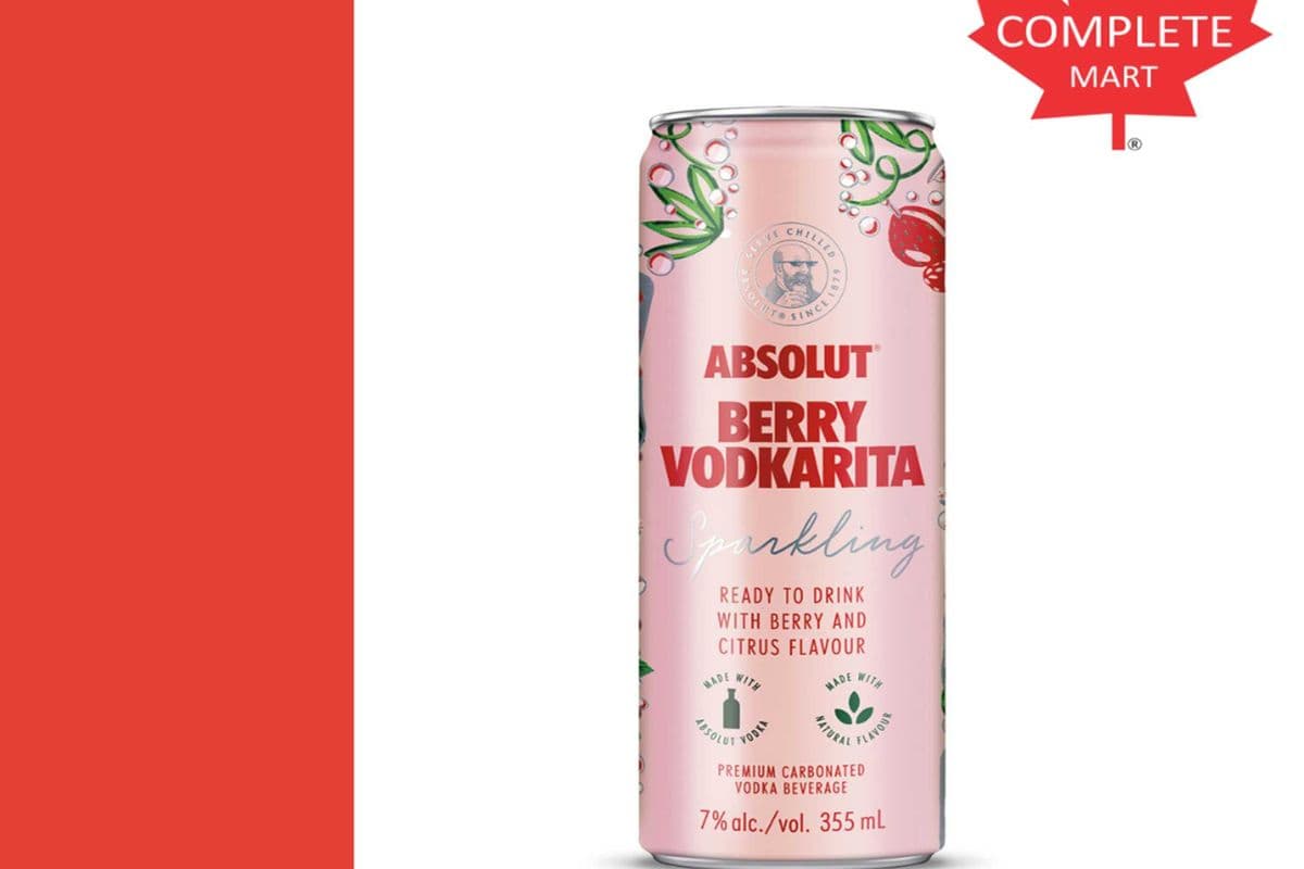 ABSOLUT BERRY VODKARITA 355ML (1 x 355ML)