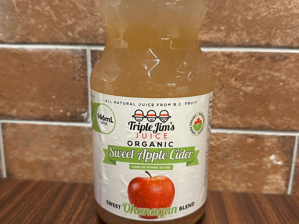 TRIPLE JIM'S ORGANIC APPLE CIDER 946ML