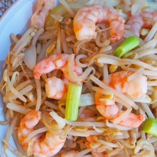 Shrimp Chop Suey / 虾仁炒芽菜