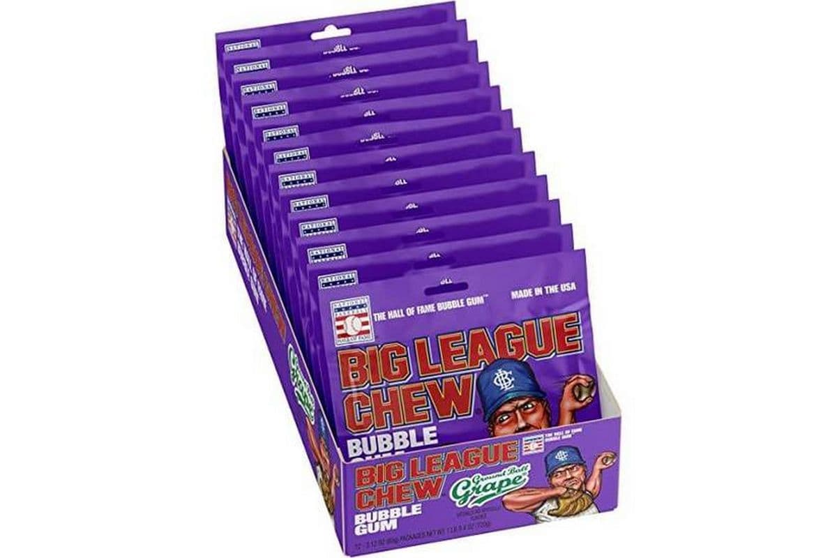 Big League Chew Ground Ball Grape