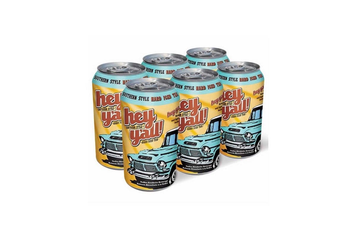 Hey Y'all Southern Iced Tea (6 x 355 ml Cans)