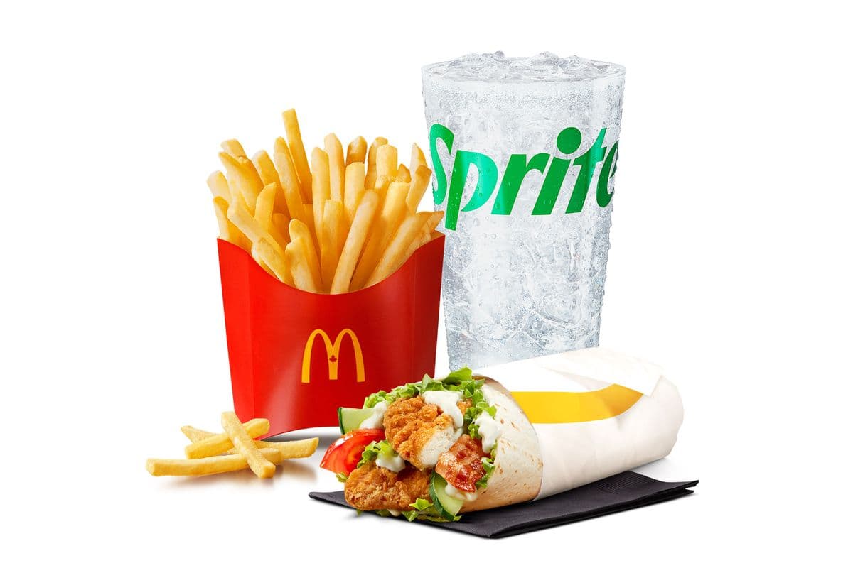 Trio McWrap Poulet et bacon avec poulet croustillant [950-1160 Cal]