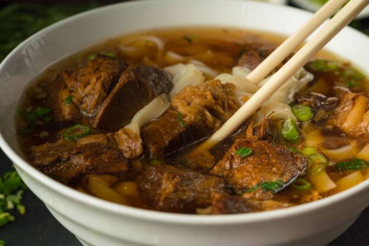 Beef Brisket Rice Noodle in Soup