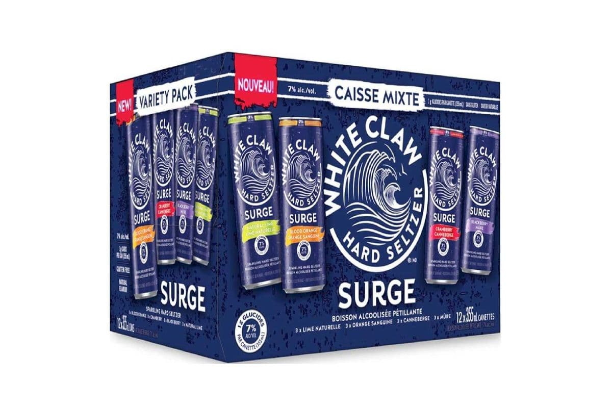 White Claw Surge Variety Pack (12 x 355 ml)