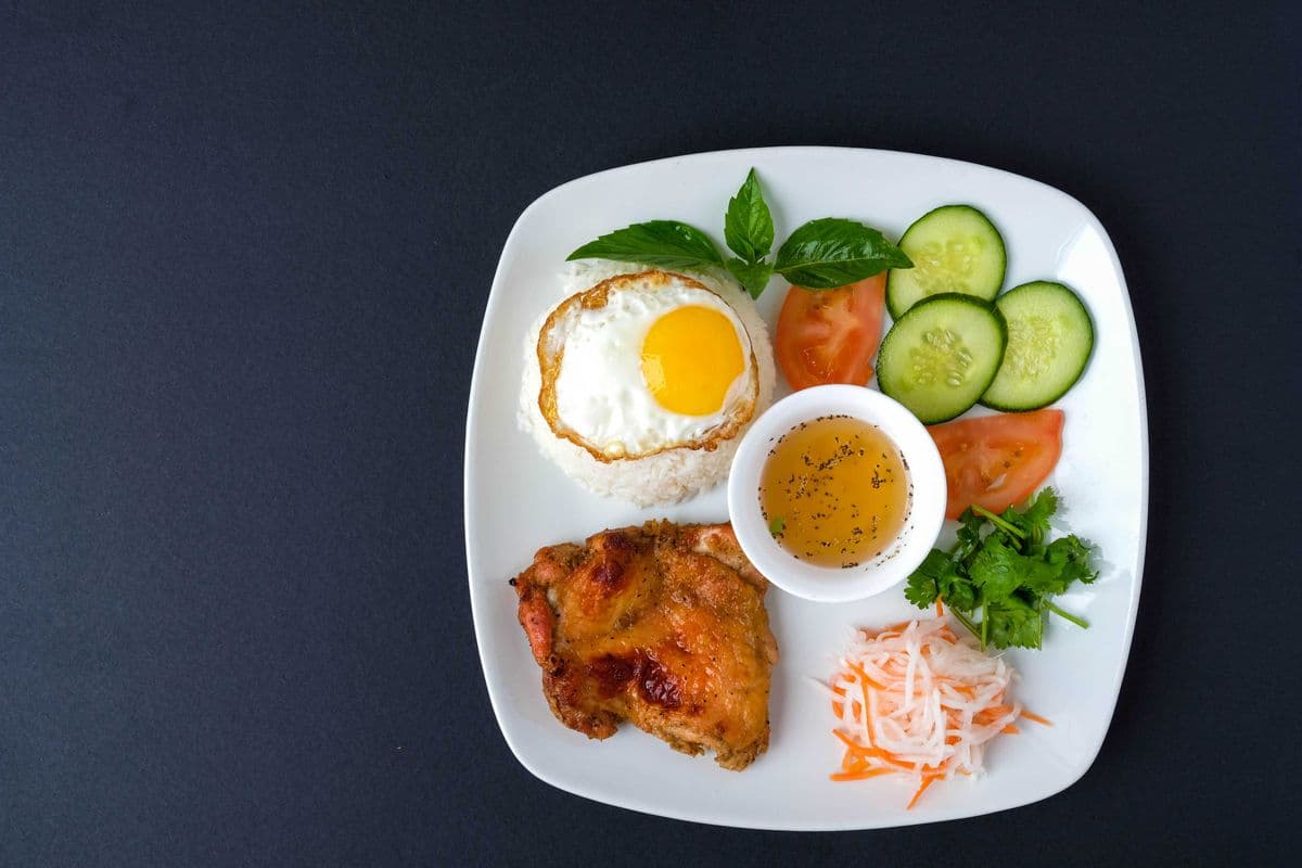 C1. Lemongrass Grilled Chicken with Rice