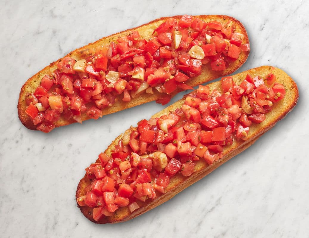 Garlic Bread Bruschetta