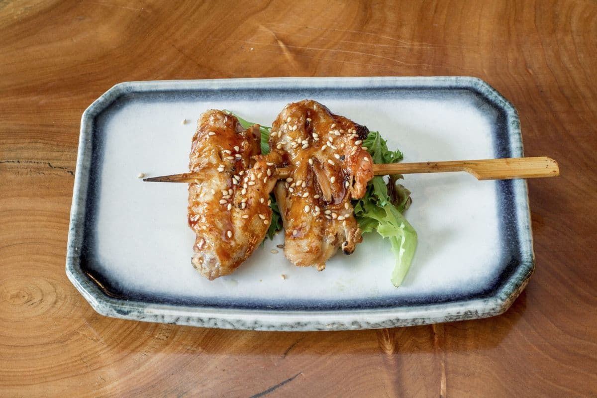 Chicken Wing Yakitori (2 Skewers)