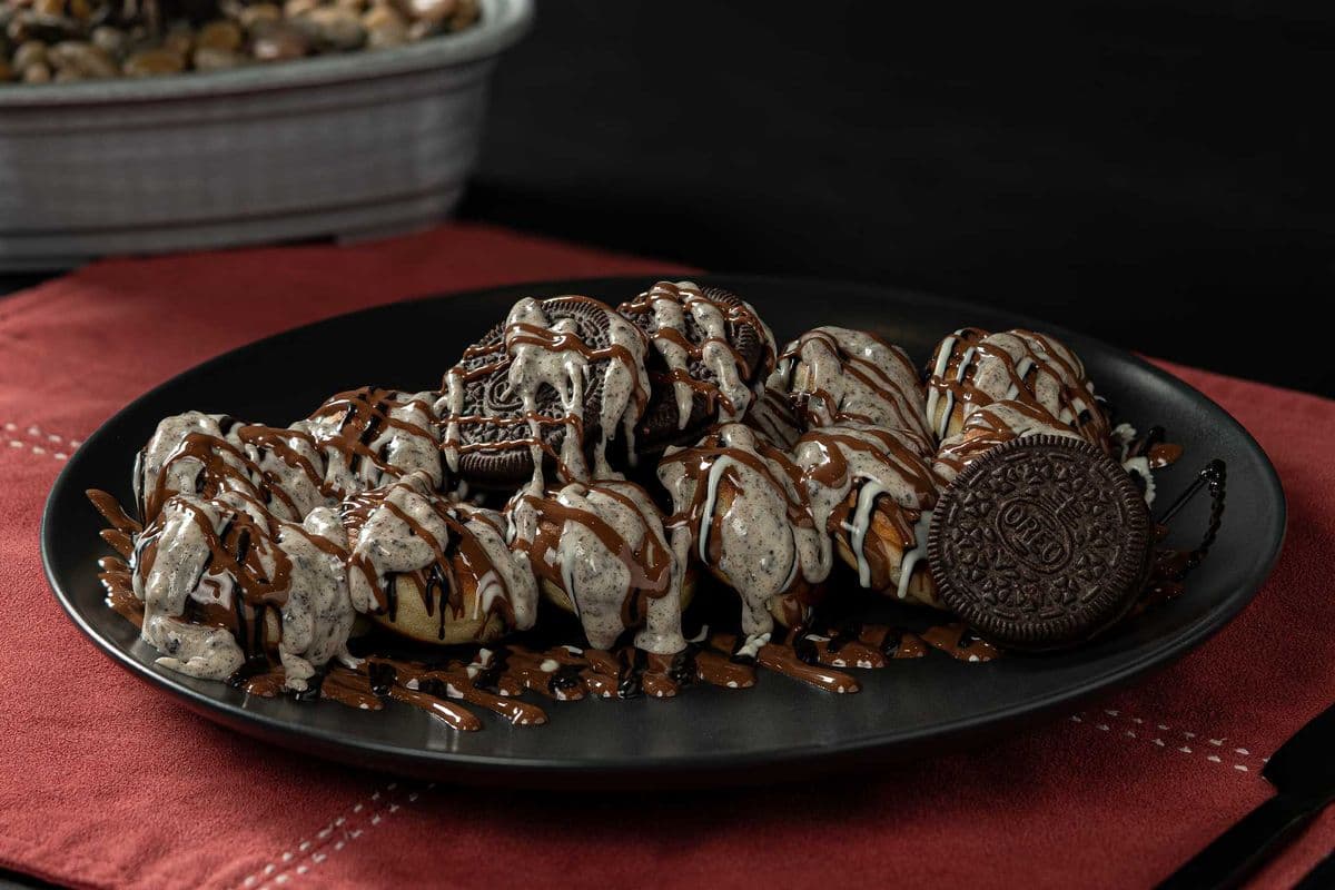 Cookies and Cream Mini Pancakes