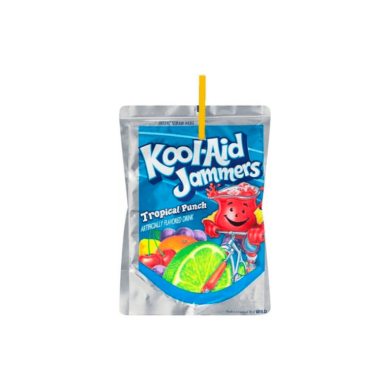 Kool-Aid Jammers Boisson aux Fruits Punch Tropical 180ml/ Kool-Aid Jammers Fruit Beverage Tropical Punch180ml