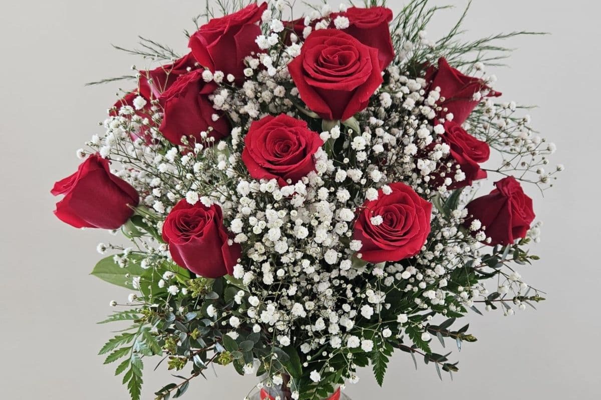 One Dozen Red Roses