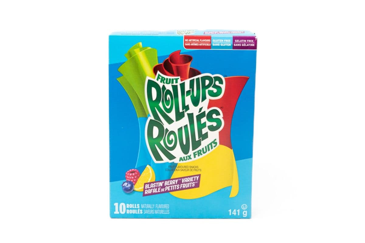 Fruit Roll-Ups Blastin Berry (10 Rolls)