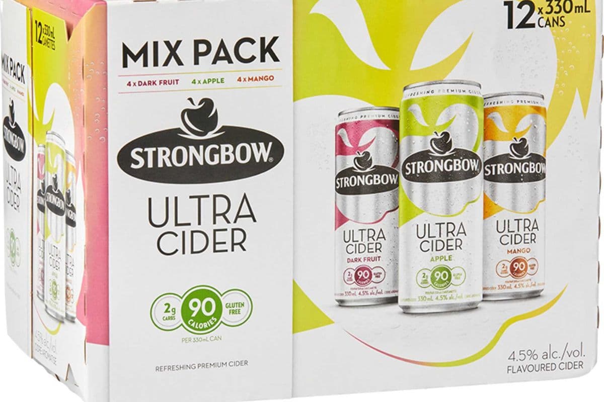 STRONGBOW ULTRA MIXER (12 PACK) (12 x 330ML CAN)