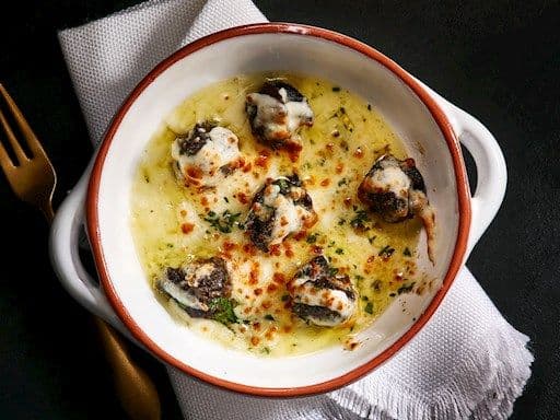 Snails au gratin / Esgargots gratinés