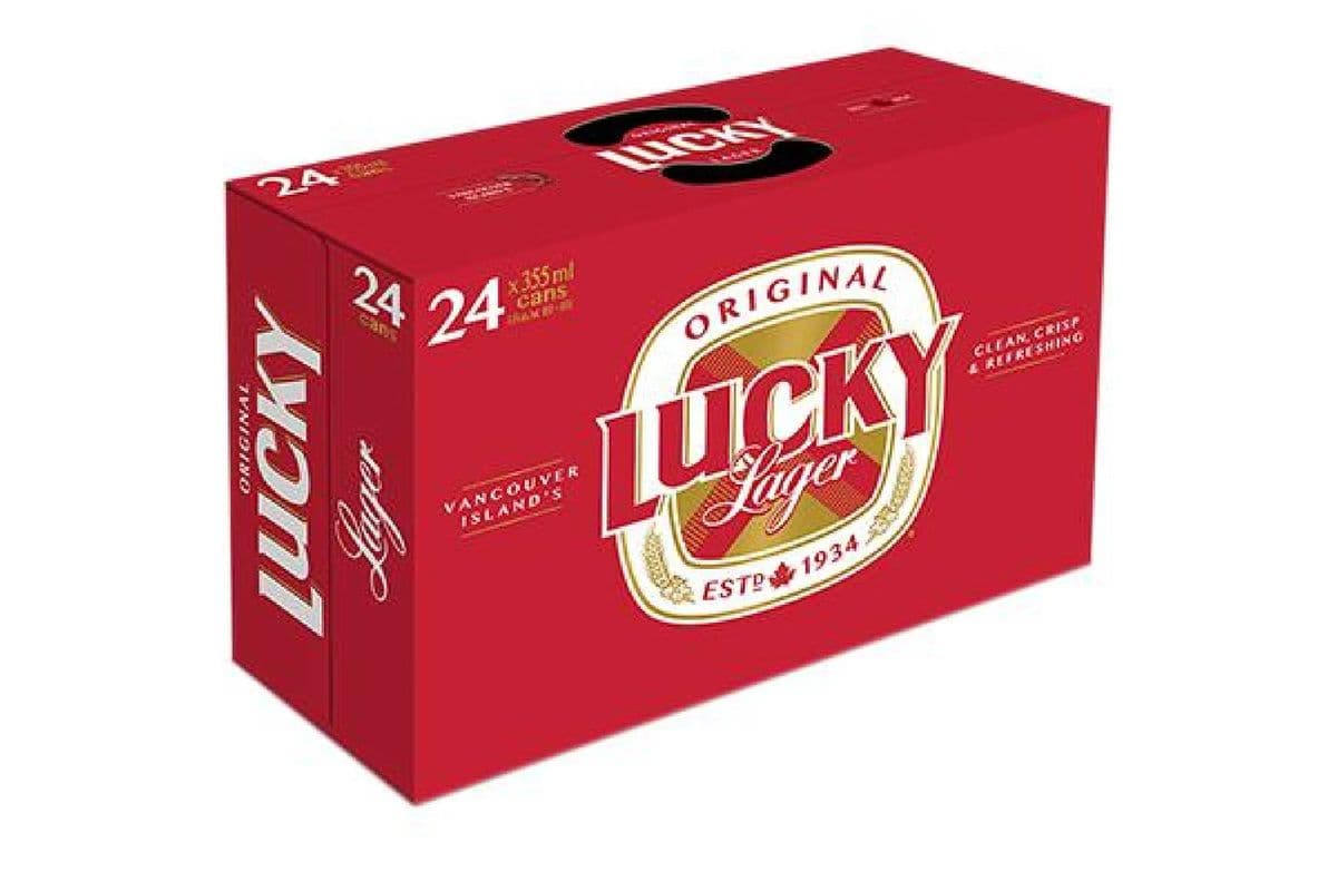 Lucky Lager (24 Pack Cans) (24 x 355 ml Cans)