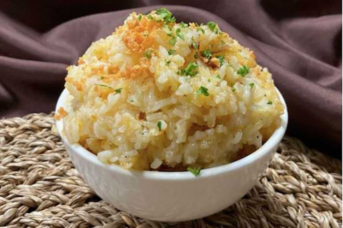 Riz frit à l'ail / Garlic Fried Rice