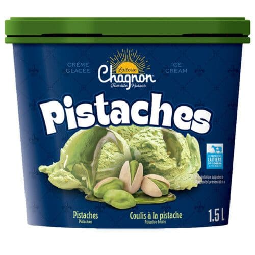 Chagnon Créme Glacée Pistache 1.5L/ Chagnon Pistachio  Ice Cream 1.5 L