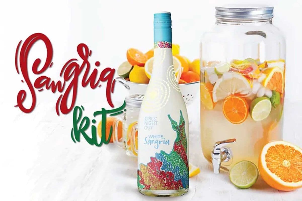 GIRL'S NIGHT OUT WHITE SANGRIA (750ML) (1 x 750ML)
