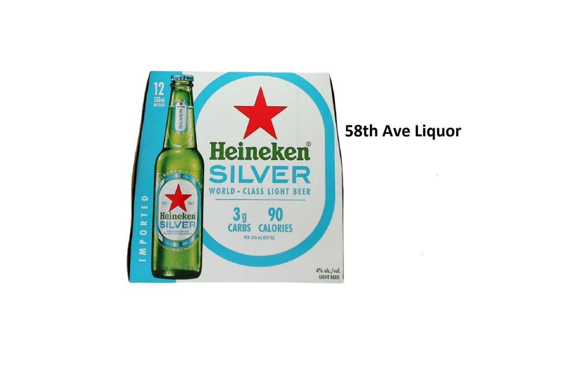 HEINEKEN SILVER 12 BOTTLES (1 x 12x330ML)