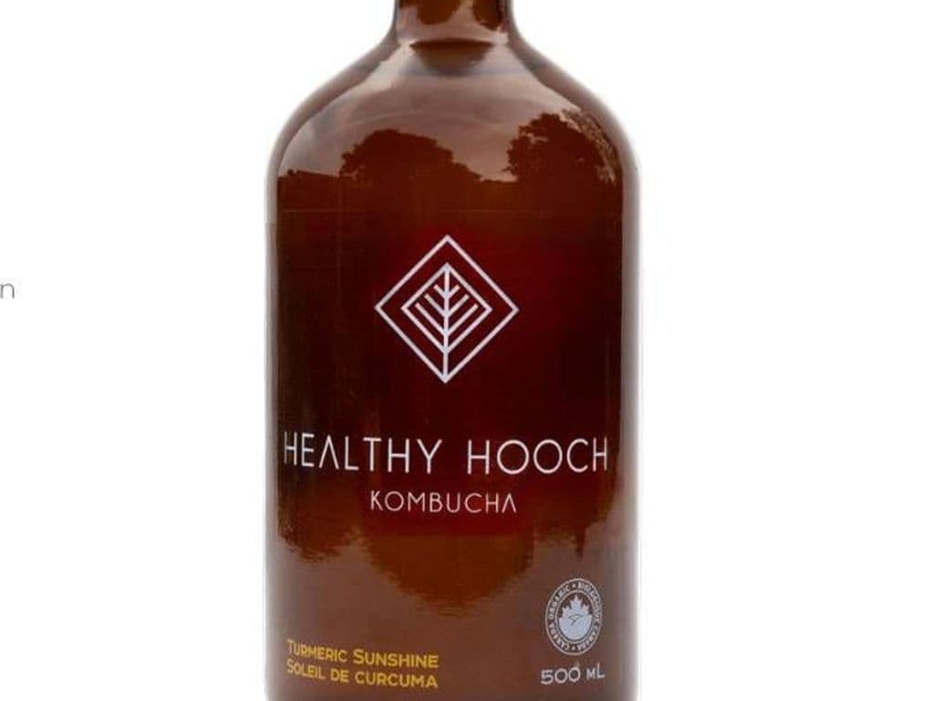 Healthy Hooch Kombucha Organic Black & Blue Kombucha, 500 ml