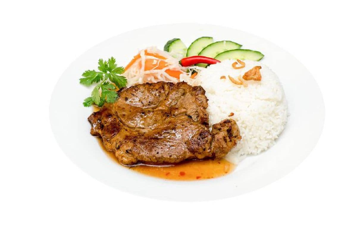 84. Grill Pork Chop with Rice (2 pcs)