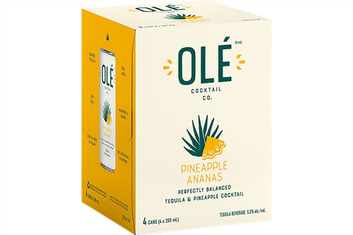 Ole Pineapple Cocktail (4 x 355 ml)
