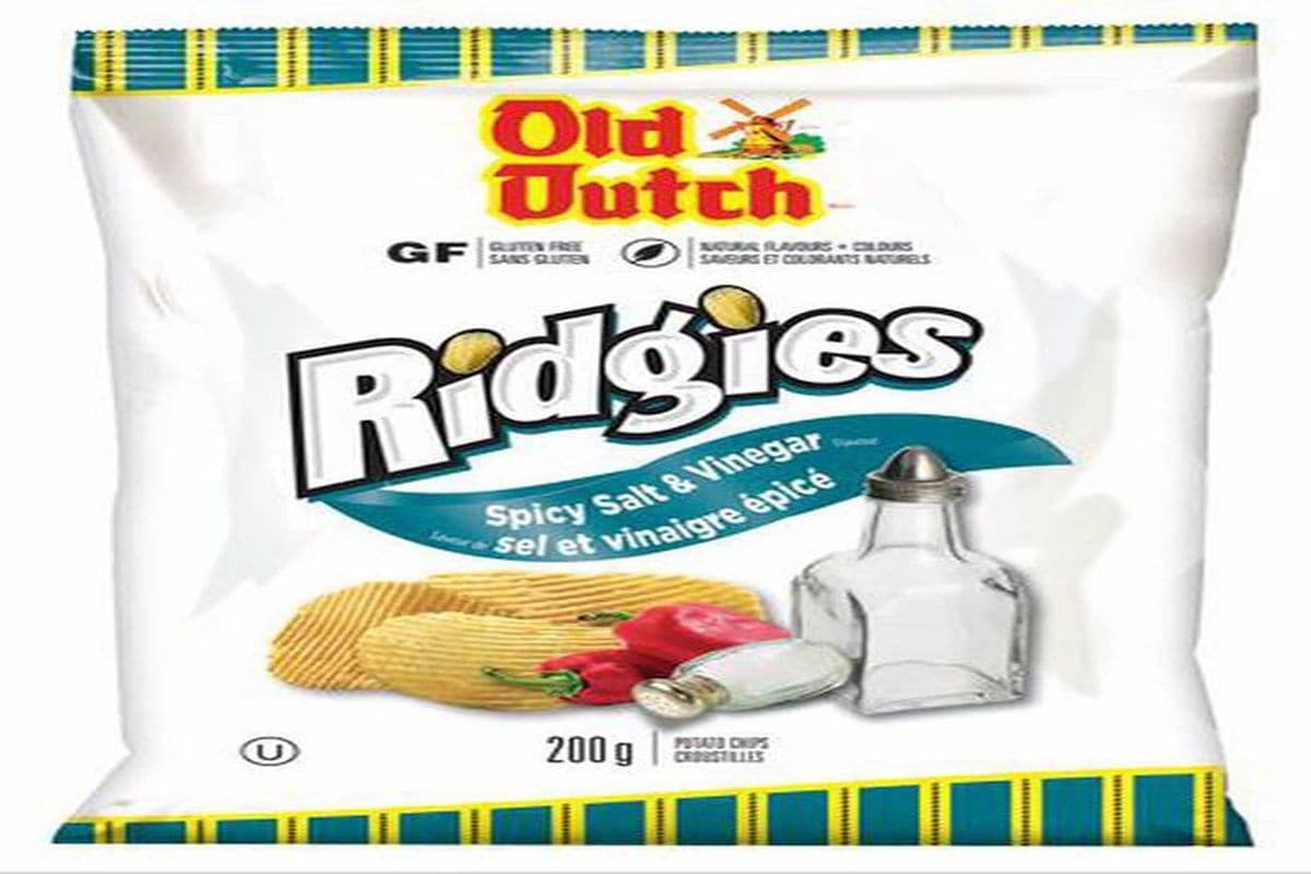 Ridgies Spicy Salt & Vinegar 200g (Gluten Free) (200g) (240 Cal)