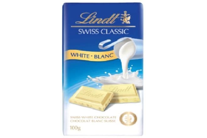Lindt Swiss Classic White Chocolate (100 g)