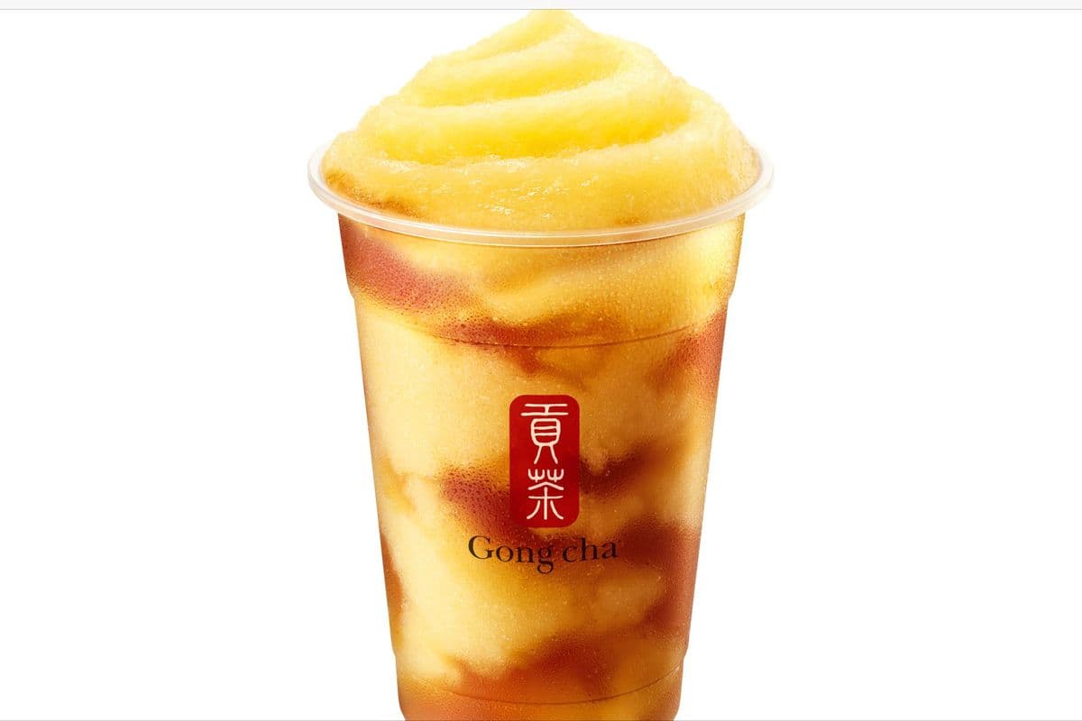 Peach Teaffogato
