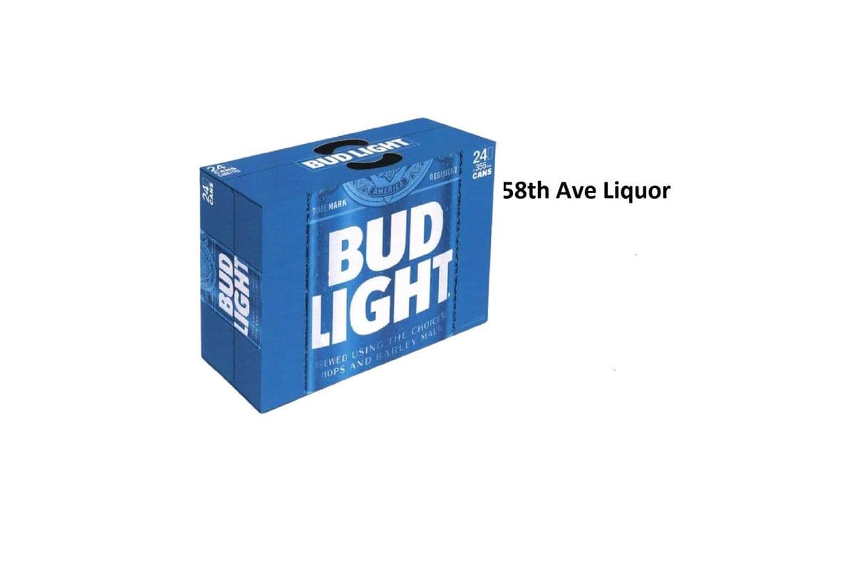 BUD LIGHT 24 CANS (1 x 24x355ML)
