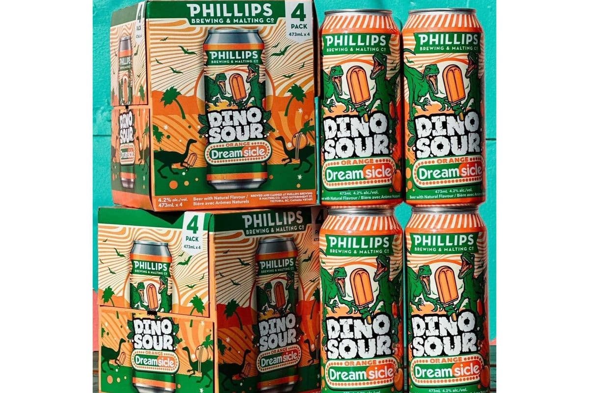 Phillips Dino Sour Orange Sicle 4pk (4 x 473ml*4)