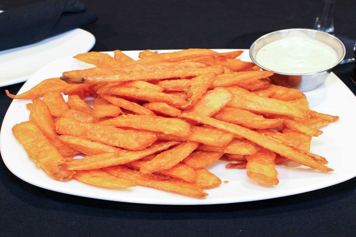 Sweet Potato Fries with Spicy Aioli Sauce