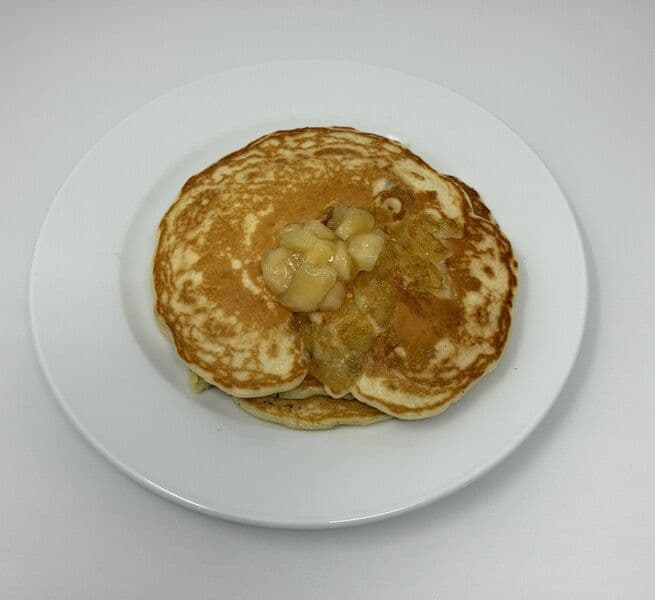 Apple Jack Pancakes with Meat