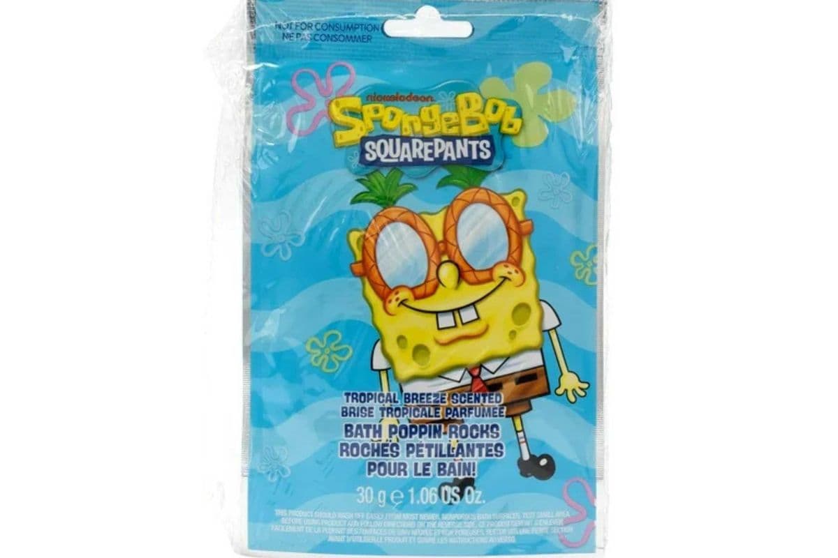 SpongeBob Squarepants Tropical Breeze Bath Poppin Rocks