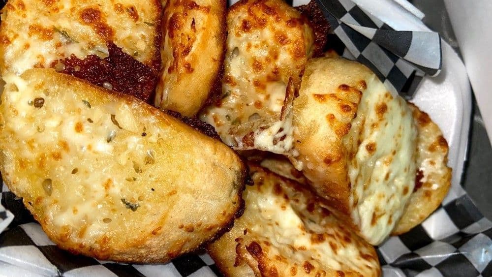 Cheesy Garlic Bread + Marinara Dip