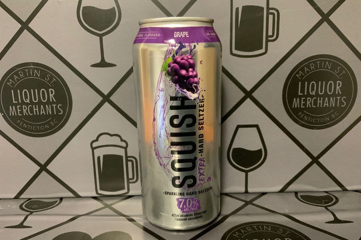 SQUISH HARD SELTZER -GRAPE (1 x 473ml)