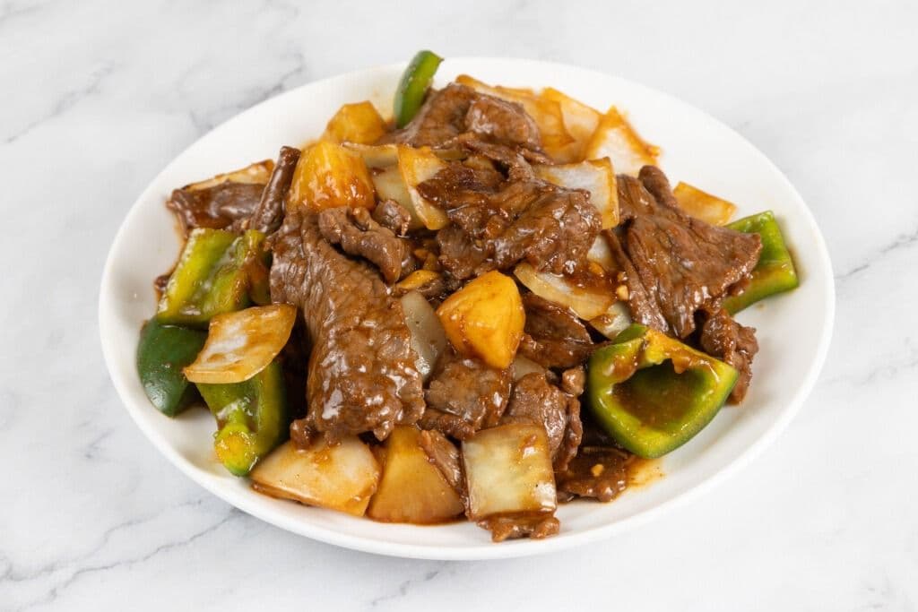 Sliced Beef with Satay Sauce