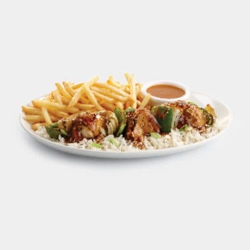 Brochette de poulet Général Tao / General Tao chicken brochette