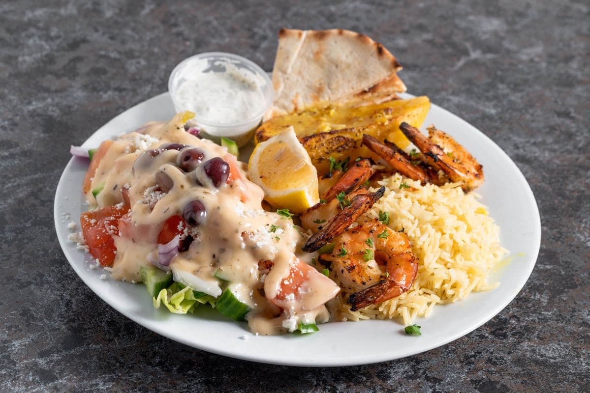 Tiger Prawn Souvlaki