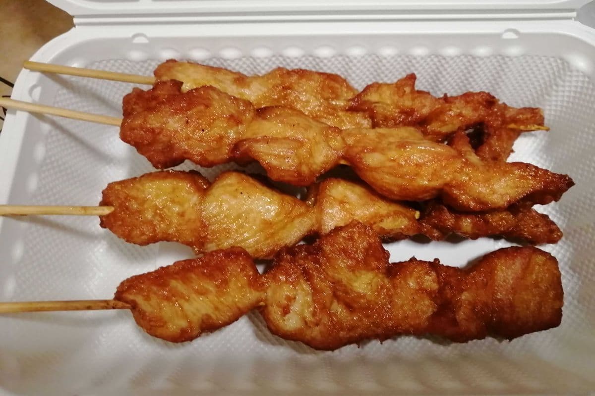 2. Satay (4 pcs)