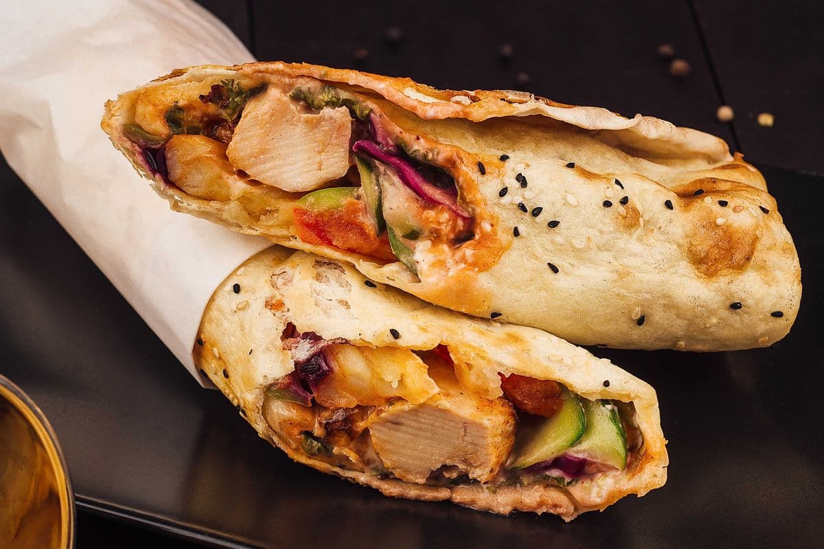 Chicken Kebob Wrap