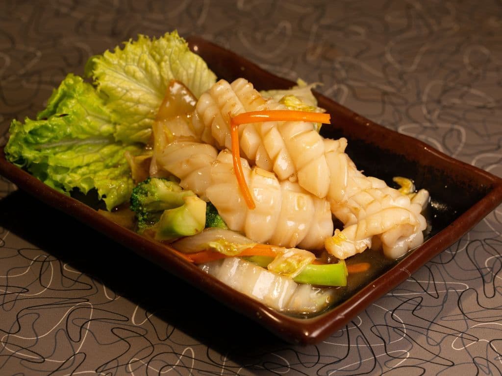 Pan Fried Squid Entrée