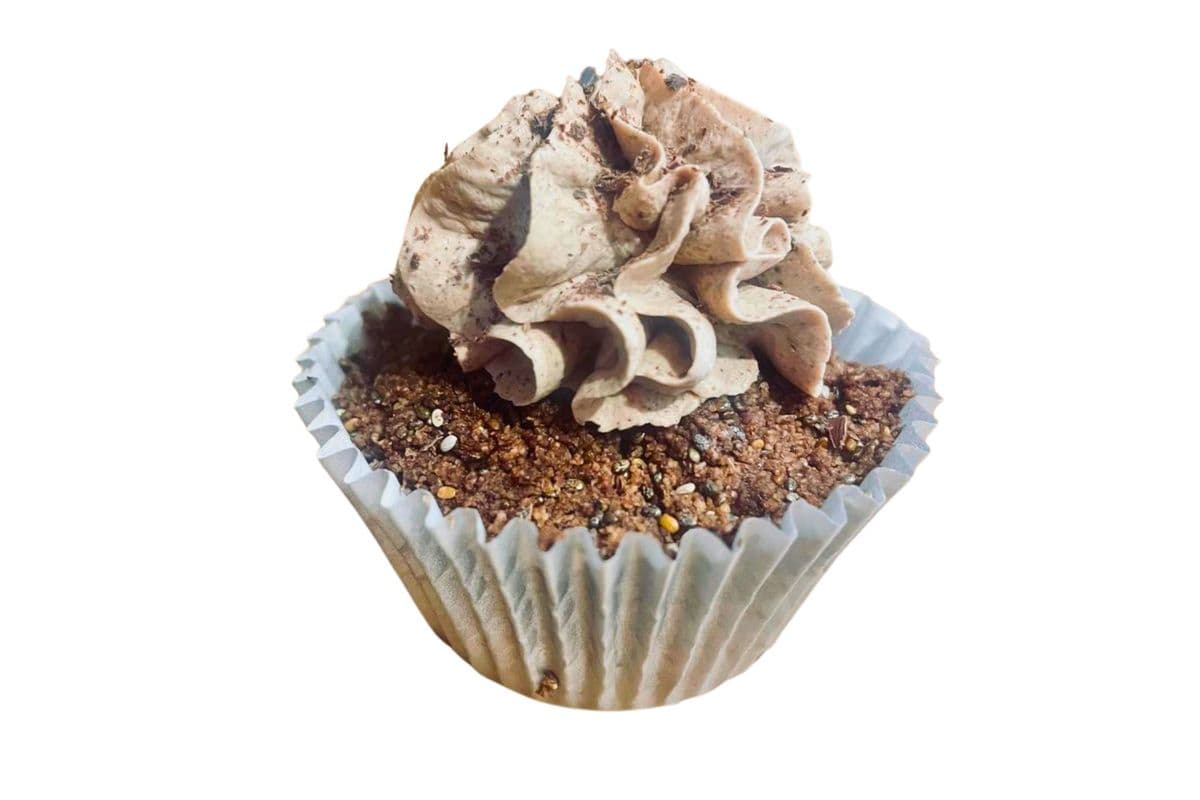 Vegan Keto Chocolate Cupcake