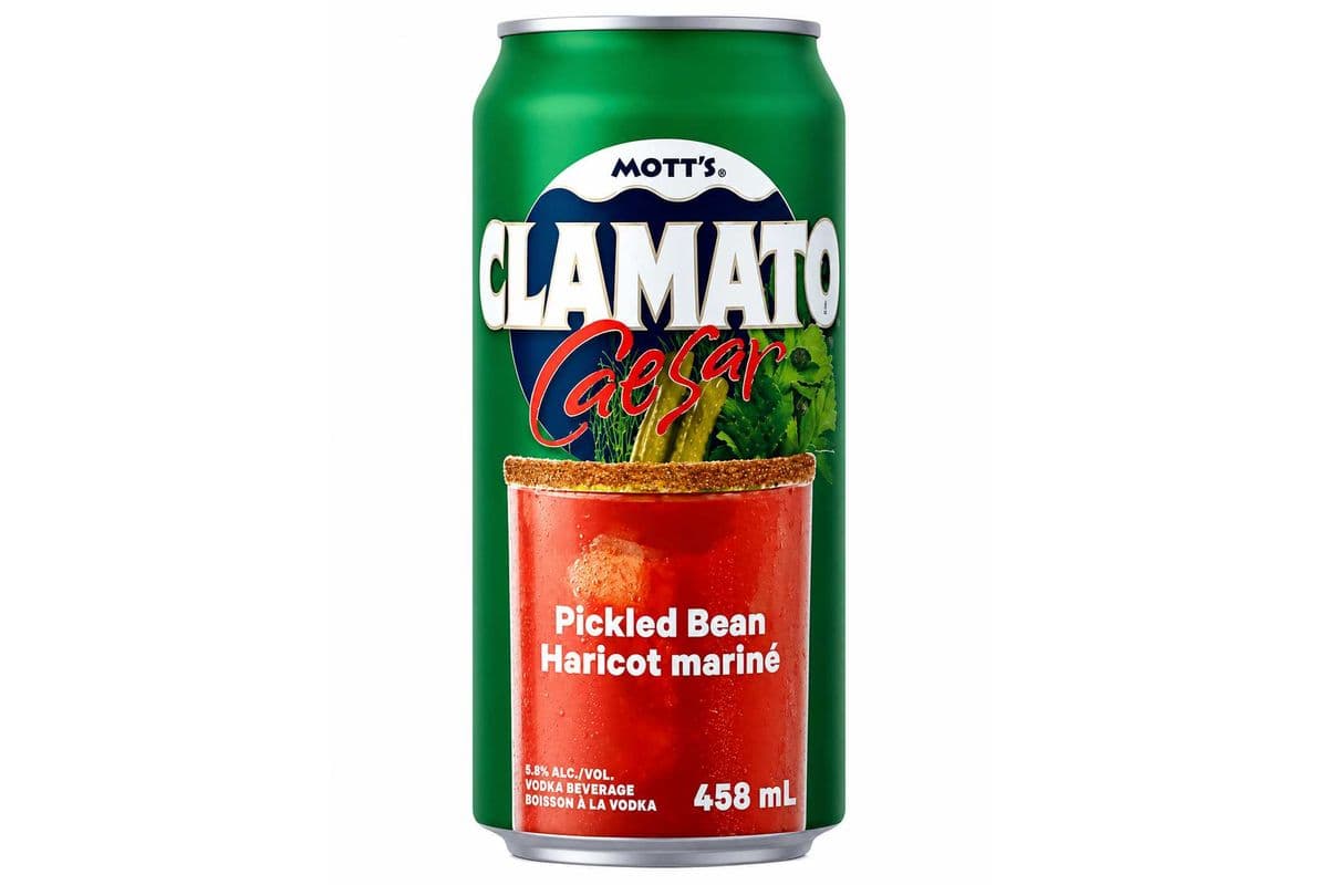 458ml Mott's Clamato Pickled Bean Can (1 x 458ml)