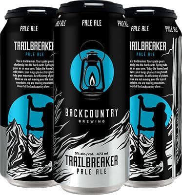 Backcountry Brewing Trailbreaker Pale, 4 x 473 ml