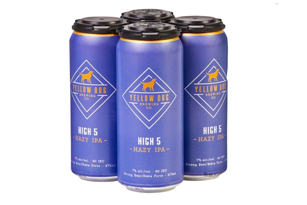 Yellow Dog High 5 Hazy IPA (4 x 473ML)