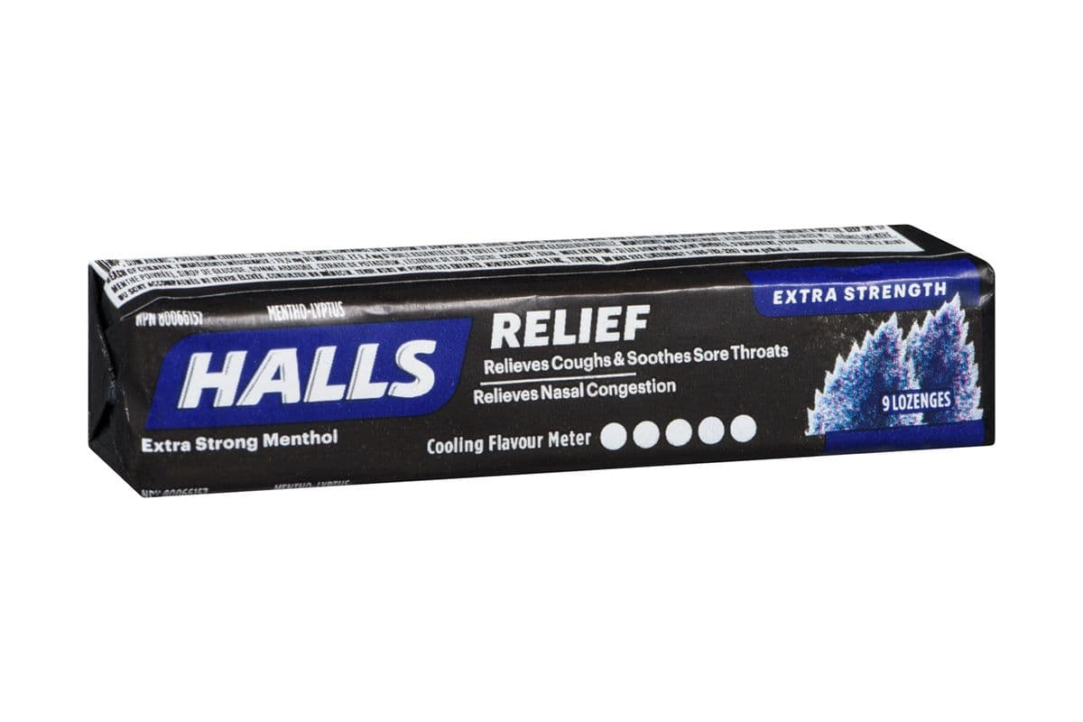 Halls Extra Strong Menthol