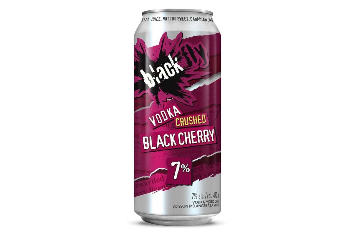 Black Fly Vodka Crushed Black Cherry 473ml (1 x 473ml)